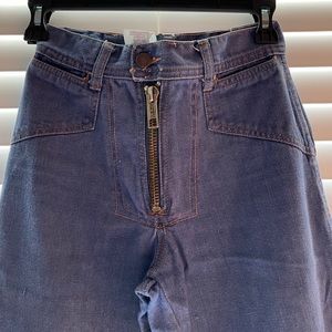 Vintage 1970 Britches N Things Flare/Bell Bottom Jeans. Size 22”/23” Cowgirl